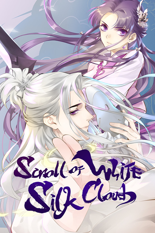 Scroll Of White Silk Cloud